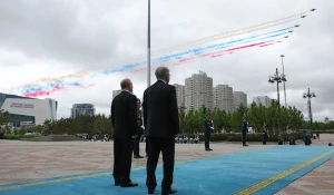 Владимир Путин с президентом Казахстана Касым-Жомартом Токаевым.