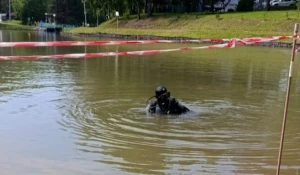 Поиски утонувшего пенсионера в Сибири.