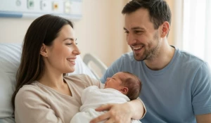семья в роддоме