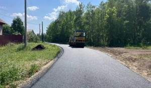 Ремонт дорог в пригороде Барнаула
