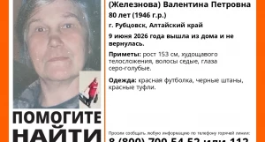 Пропала Валентина Железнова.
