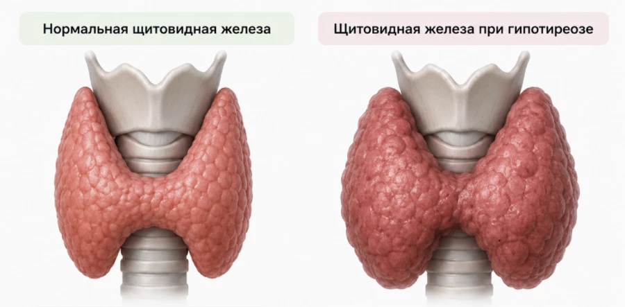 Щитовидная железа, гипотериоз