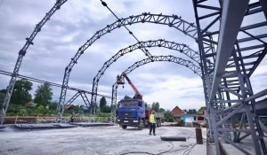 Ремонт плавательного бассейна в селе Майма.
