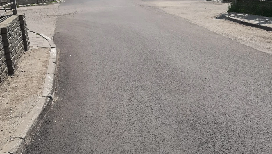 Ремонт дороги на Рублевку в Барнауле. Фото после.