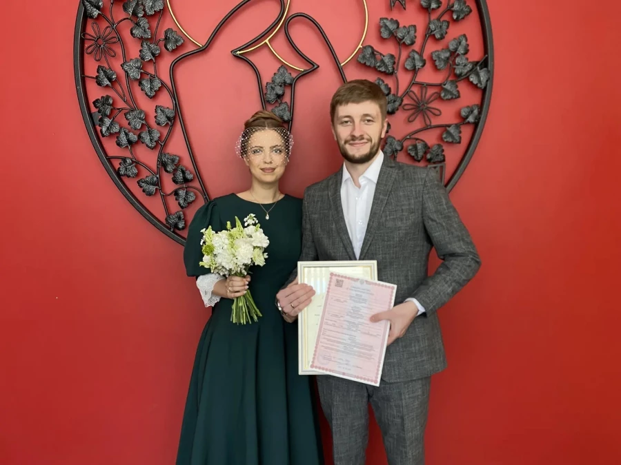 Свадьба в музее Рождественского