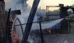 Пожар в Бийске. 