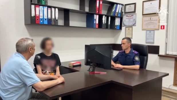 Допрос задержанного в Краснодаре.