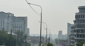 Смог в Барнауле.
