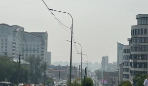Смог в Барнауле.