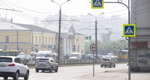 Смог в Барнауле.