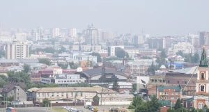 Смог в Барнауле.