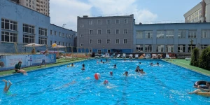 Спорткомплекс «Обь». Плавание. Бассейн. Лето. 