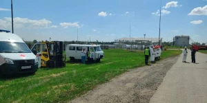 Учения в аэропорту Барнаула