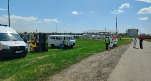 Учения в аэропорту Барнаула