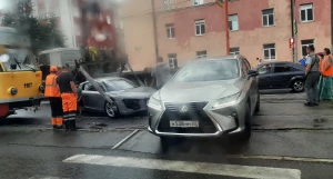 ДТП. ДТП в центре Барнаула.