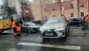 ДТП. ДТП в центре Барнаула.