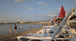 На пляже «Лапа».