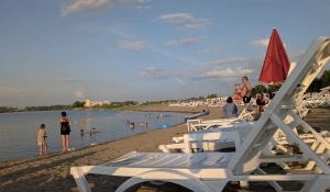 На пляже «Лапа».