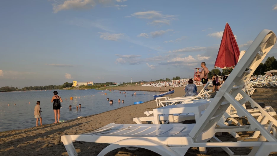 На пляже «Лапа».