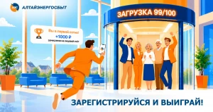 «Алтайэнергосбыт» объявил акцию «Зарегистрируйся и выиграй!».