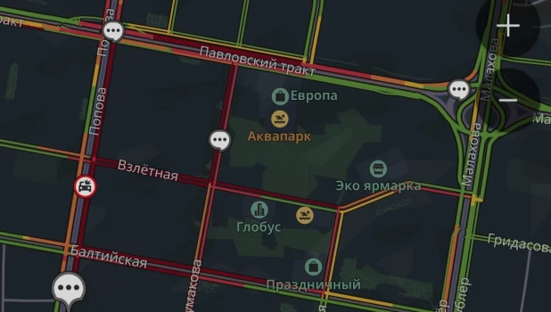 Пробки, Барнаул