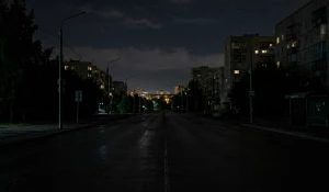 Бийск-призрак ночью.
