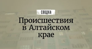 Происшествия в Алтайском крае.