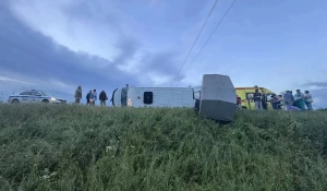 Перевернулась Газель с пассажирами