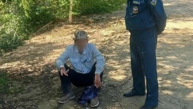 Потерялся турист на горе Синюха