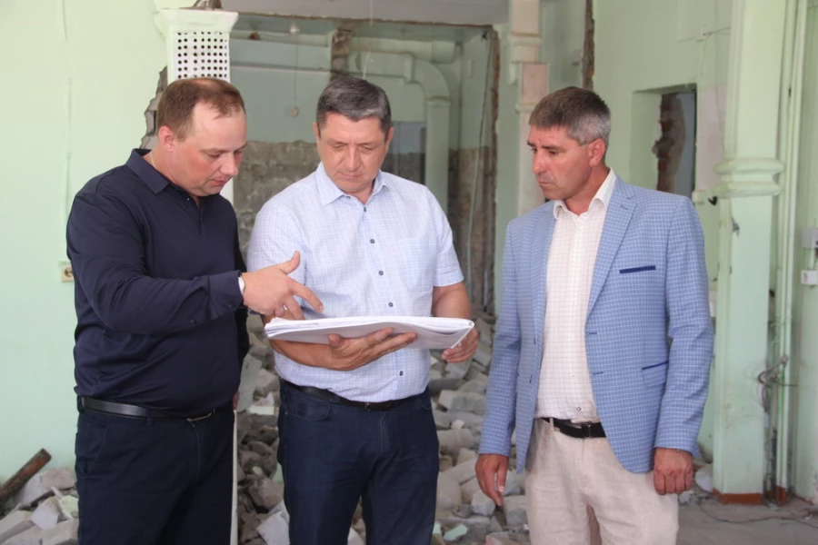 Капитальный ремонт поликлиники Тальменской ЦРБ. 