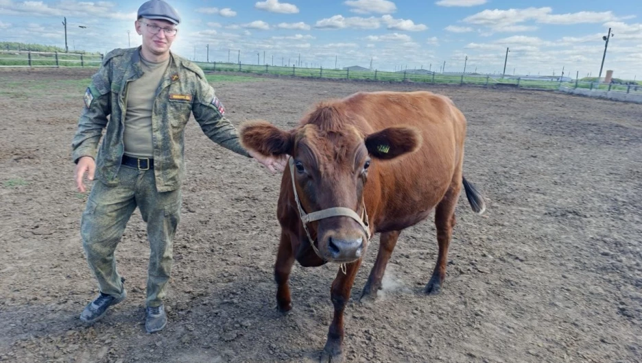 Данил Магаляс, зоотехник в хозяйстве «Степное», Немецкий национальный район