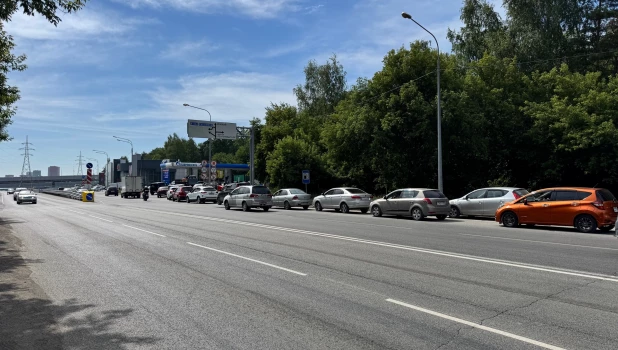 Очереди на АЗС в Барнауле