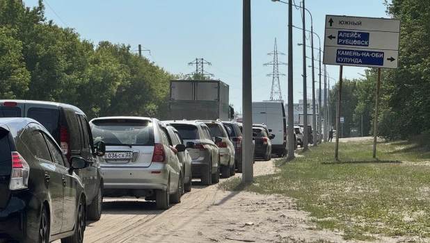 Очереди на АЗС в Барнауле