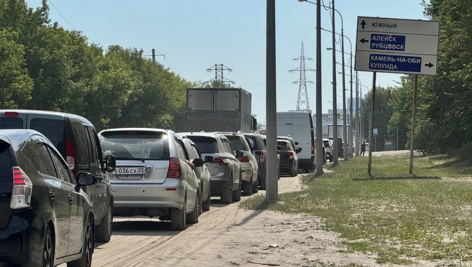 Очереди на АЗС в Барнауле