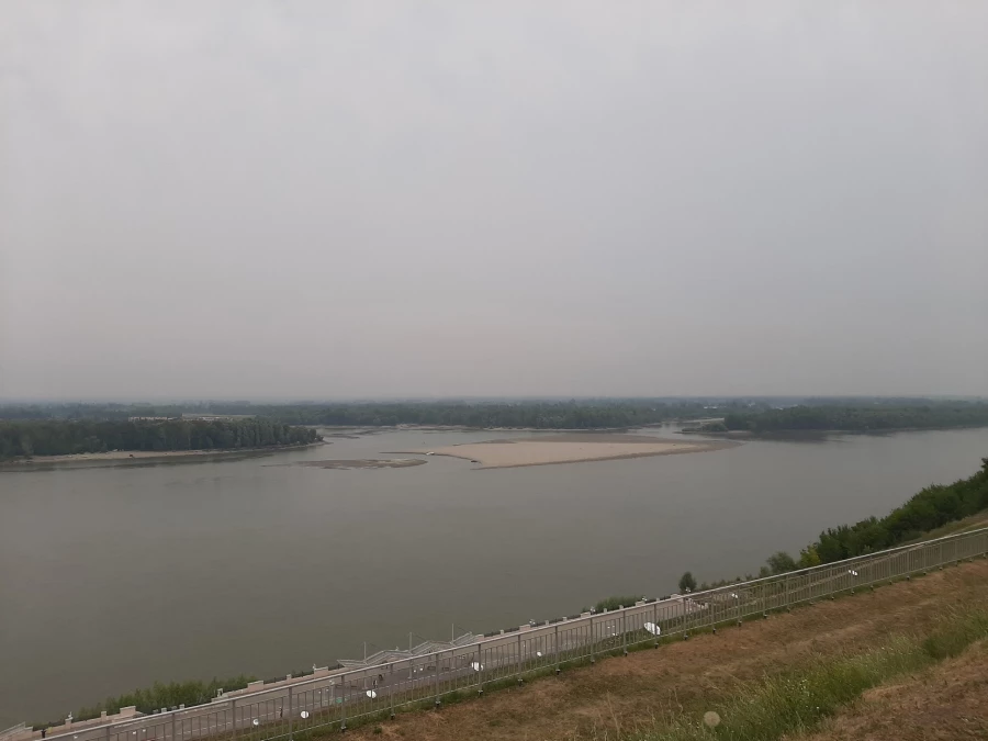 Дымка над Барнаулом