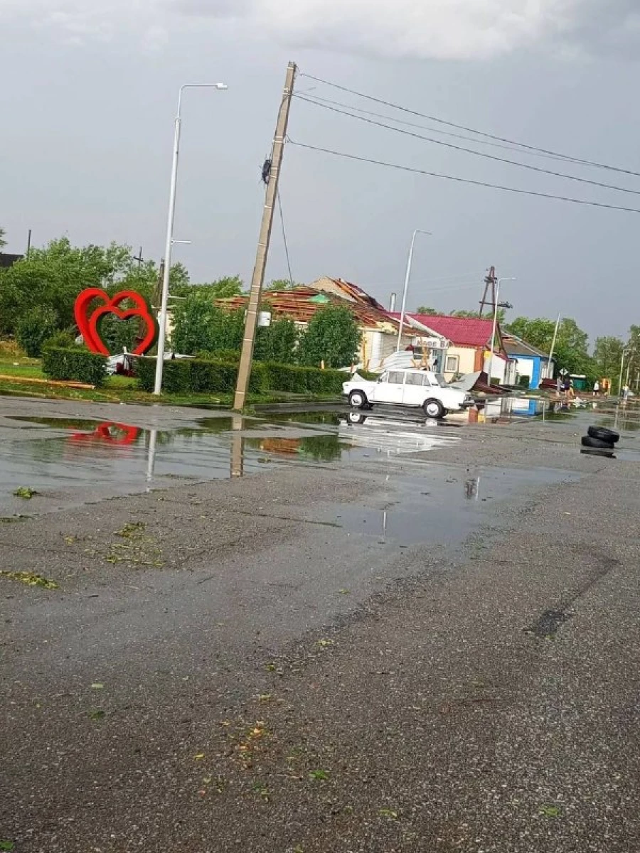 В Алтайском крае бушует шторм