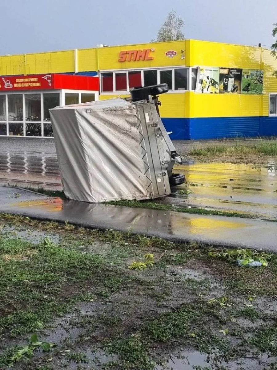 В Алтайском крае бушует шторм