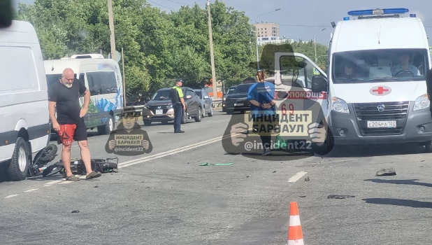 ДТП с велосипедистом