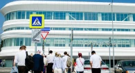 Первые кадры нового терминала барнаульского аэропорта.