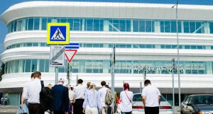 Первые кадры нового терминала барнаульского аэропорта.