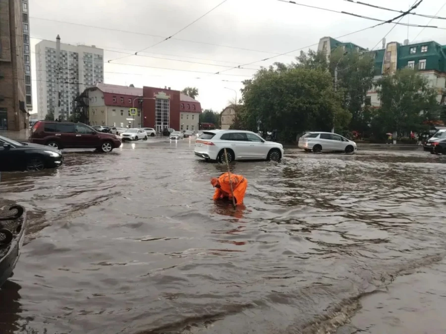 Подтопление в Барнауле