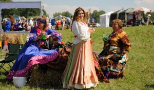 На празднике пирога в Сростках