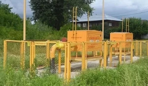 Монтаж газопровода в рамках проекта «Чистый воздух» в Барнауле.