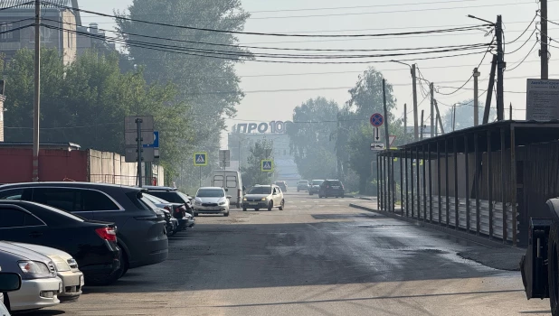 Дымка в Барнауле