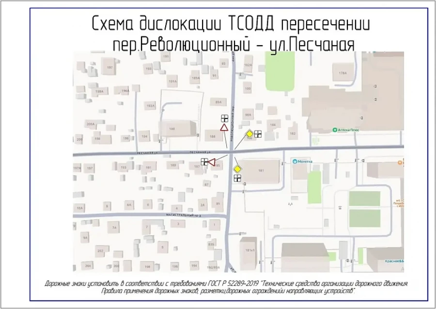В Барнауле изменится схема движения на перекрестке