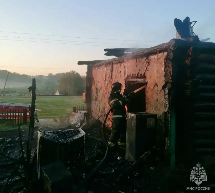 При пожаре в Павловском районе погибла пожилая женщина