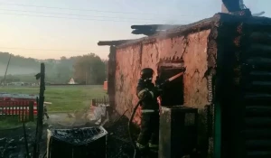 При пожаре в Алтайском крае погибла женщина