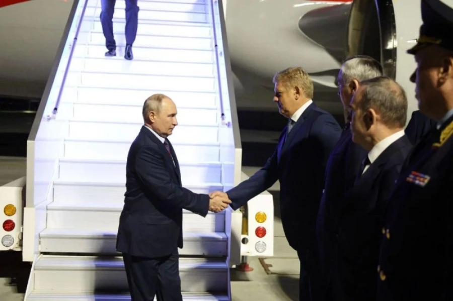 Владимир Путин прибыл в Новосибирск