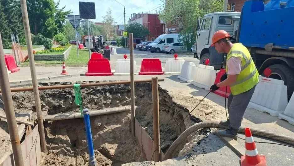 За первое полугодие 2026 года в Барнауле обновлено почти 10 километров инженерных сетей.