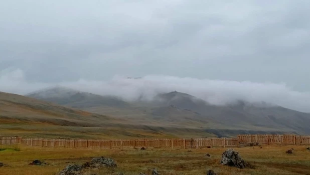 Туман в Кош-Агачском районе.